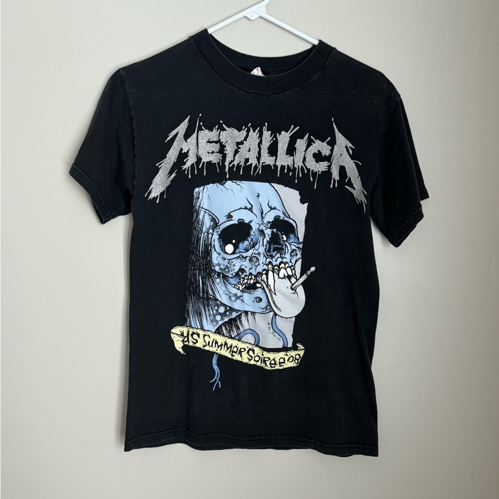 Vintage Metallica US Summer Soirée 2008 Concert TShirt